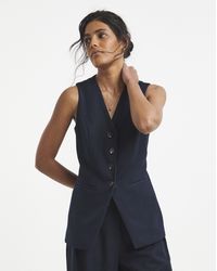 Simply Be - Denim Look Waistcoat - Lyst