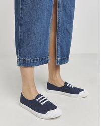 Simply Be - Lace Up Plimsole Standard Fit - Lyst