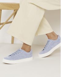 JD Williams - Scalloped Lace Up Trainer Ex Wide Fit - Lyst