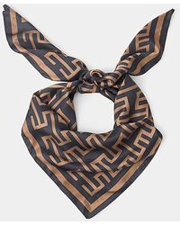 Accessorize - Geometric Print Satin Scarf - Lyst