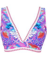 Figleaves - Frida Soft Plunge Bikini Top - Lyst