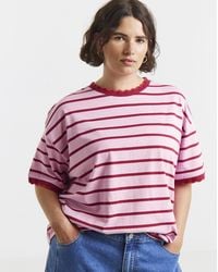 Simply Be - Scallop Trim Boxy T-Shirt - Lyst