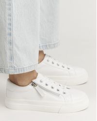 Simply Be - Lace Up Zip Chunky Trainer Ex Wide - Lyst
