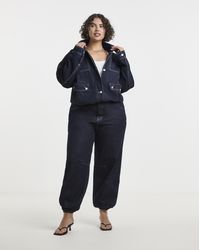 Simply Be - Cuffed Denim Balloon Jeans - Lyst