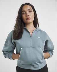 Under Armour - Rival 1/2 Zip Hoodie - Lyst
