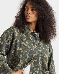 Simply Be - Camo Utility Jacket - Lyst
