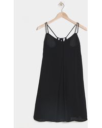 Beach To Beach - Strappy Mini Beach Dress - Lyst