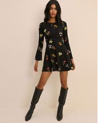 Nobody's Child - Nobodys Child Ls Tate Mini Jersey Dress - Lyst