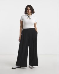 Simply Be - Magisculpt Wide Leg Reg Trousers - Lyst