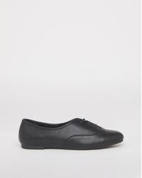 Simply Be - Lace Up Ballerina Shoe Wide - Lyst