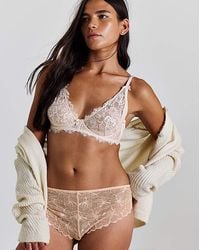 Pretty Secrets - All Over Lace Brazilian Briefs - Lyst