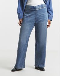 Simply Be - Wide Leg Weekender Jeggings - Lyst