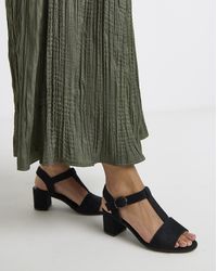 JD Williams - T Bar Heeled Sandals Wide - Lyst