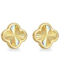 iJewel - 9Ct Petal Earrings - Lyst