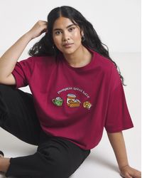 Simply Be - Autumn Emb T-Shirt - Lyst