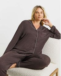 Pretty Secrets - Button Through Pj Set - Lyst