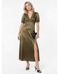 Lovedrobe - Polka Dot Lace Midaxi Dress - Lyst