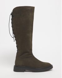 Simply Be - Lace Up Back Knee Boots Ex Wide Sc - Lyst