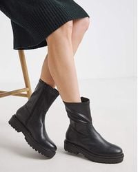 Simply Be - Chunky Ankle Boot Extra Wide - Lyst