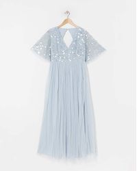 Maya Curve - Disc Sequin Maxi Dress - Lyst