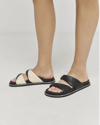 Simply Be - Twist Leather Sandal Wide - Lyst