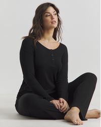 Pretty Secrets - Slouchy Ribbed Lounge Set - Lyst
