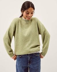 Monsoon - Tori Oversized Tipped Jumper - Lyst
