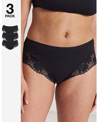 Pretty Secrets - 3 Pack Midi Brazilian Knickers - Lyst