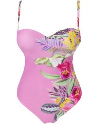 Figleaves - Fiji Bandeau Swimsuit - Lyst