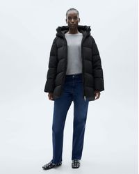 Mango - Quilted Anorak Puffer With Hood - Lyst