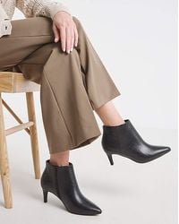 JD Williams - Kitten Heel Pointed Toe Ankle Boot E - Lyst