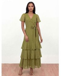 Anaya with love - Anaya Metallic Thread Dress - Lyst