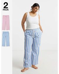 Pretty Secrets - 2 Pack Pj Bottoms - Lyst
