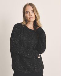 Simply Be - Tinsel Knit Bow Back Jumper - Lyst