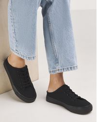 Simply Be - Mule Canvas Trainer Ex Wide Fit - Lyst