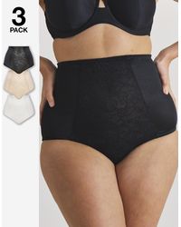 MAGISCULPT - 3 Pack High Waist Firm Control Knickers - Lyst