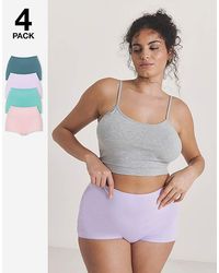 Pretty Secrets - 4 Pack Comfort Short Knickers - Lyst