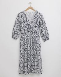 Joanna Hope - Broderie Leaf Midi Dress - Lyst