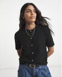 Simply Be - Short Sleeve Cardigan - Lyst