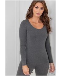 Pour Moi - Thermal Long Sleeve Top - Lyst
