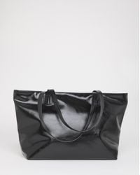 Simply Be - Crinkle Classic Tote Bag - Lyst