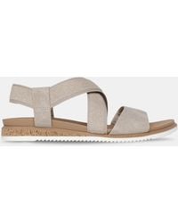 Skechers - Desert Kiss Wide Sandals - Lyst