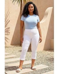 Roman Curve - Cropped Stretch Trouser - Lyst