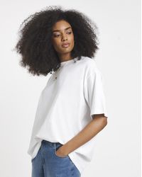 Simply Be - Oversized Slouchy Crew Neck T-Shirt - Lyst