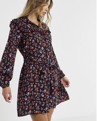 Simply Be - Frill Detail Shirt Dress - Lyst