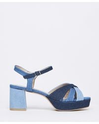 Simply Be - Strap Detail Platform Sandal Ex Wide - Lyst