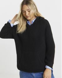 Simply Be - Ribbed Knitted Hoodie - Lyst