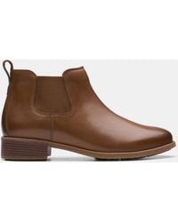 Clarks - Chelsea Ankle Boot Wide - Lyst