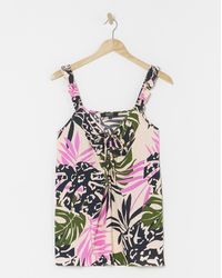Simply Be - Ruched Tie Detail Cami - Lyst