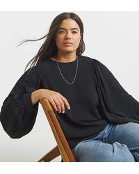 Simply Be - Exaggerated Sleeve Blouse - Lyst